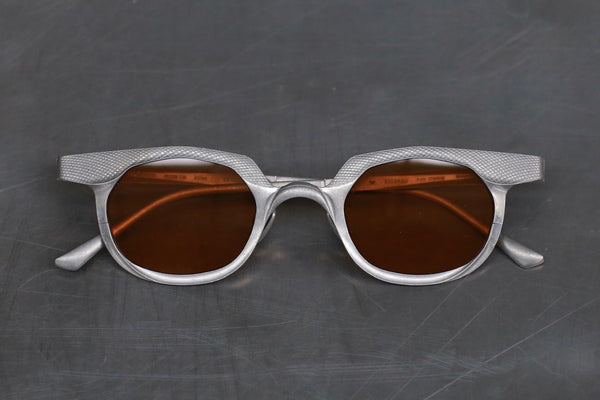Rigards RG1002TI Series Pure Titanium Eyewear RG-RG1002TI-GDTGYP-F Antique Titanium/Salmon Lenses